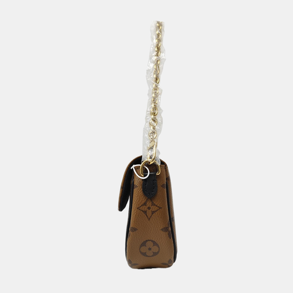 IVY Monogram Coated Canvas Brown