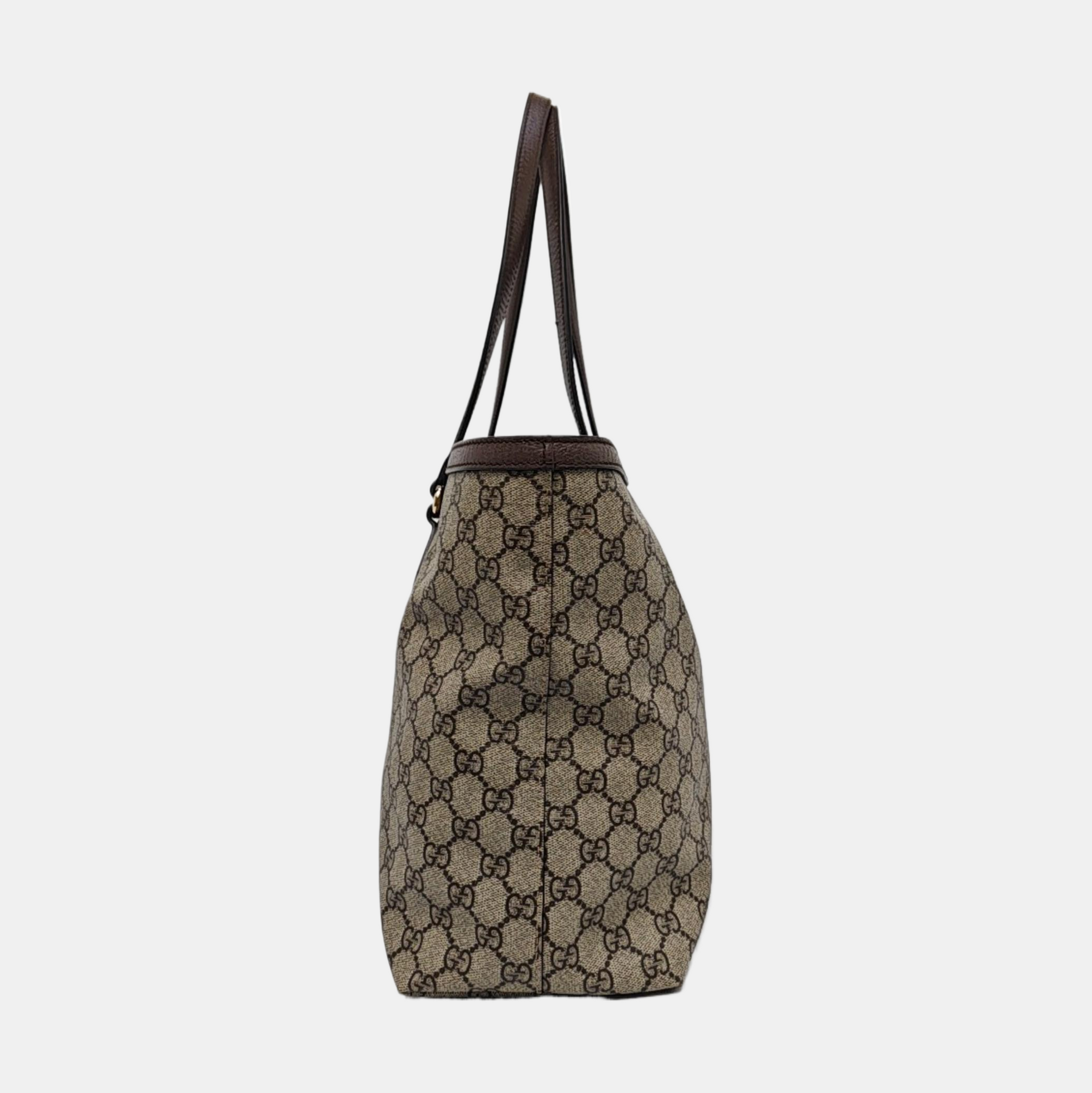 Authenticated pre-owned  Ophidia Medium Monogram Coated Canvas Beige - Tote Bag at Looply