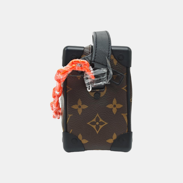 SOFT TRUNK Mini Monogram Coated Canvas Brown