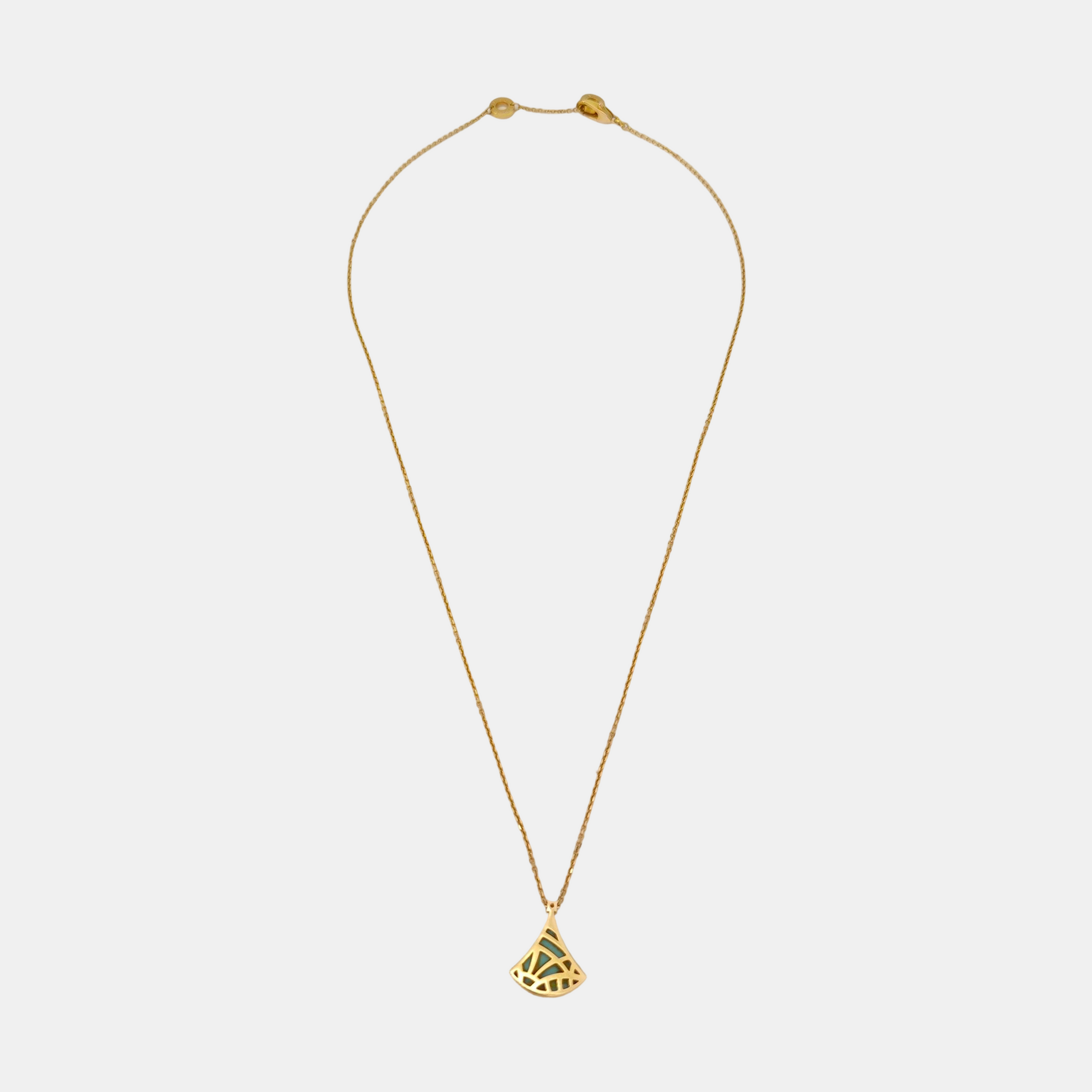 DIVAS' DREAM 18k Rose Gold Blue Necklace