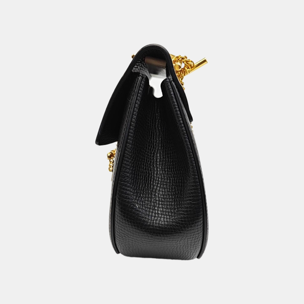 Drew Medium Calfskin Black