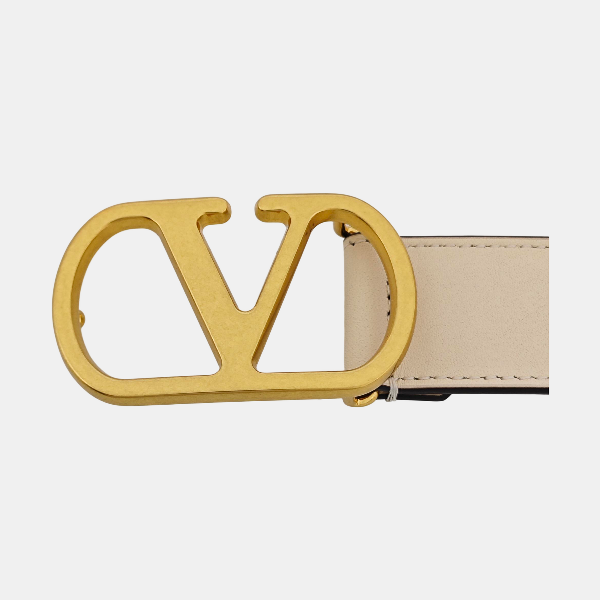 Leather Belt White