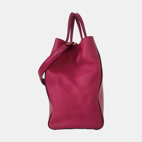 2 Jours Medium Calfskin Purple