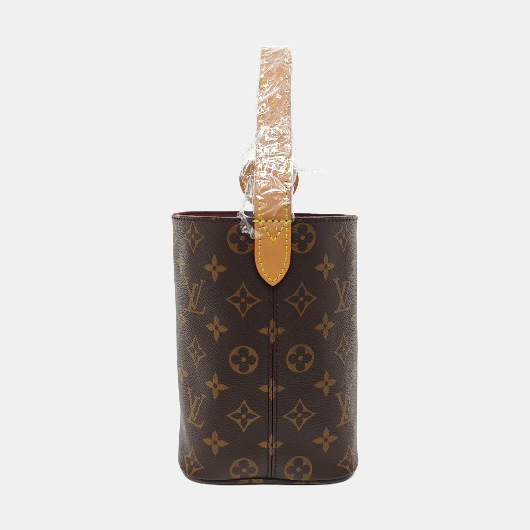ALL IN BB Monogram Coated Canvas Brown