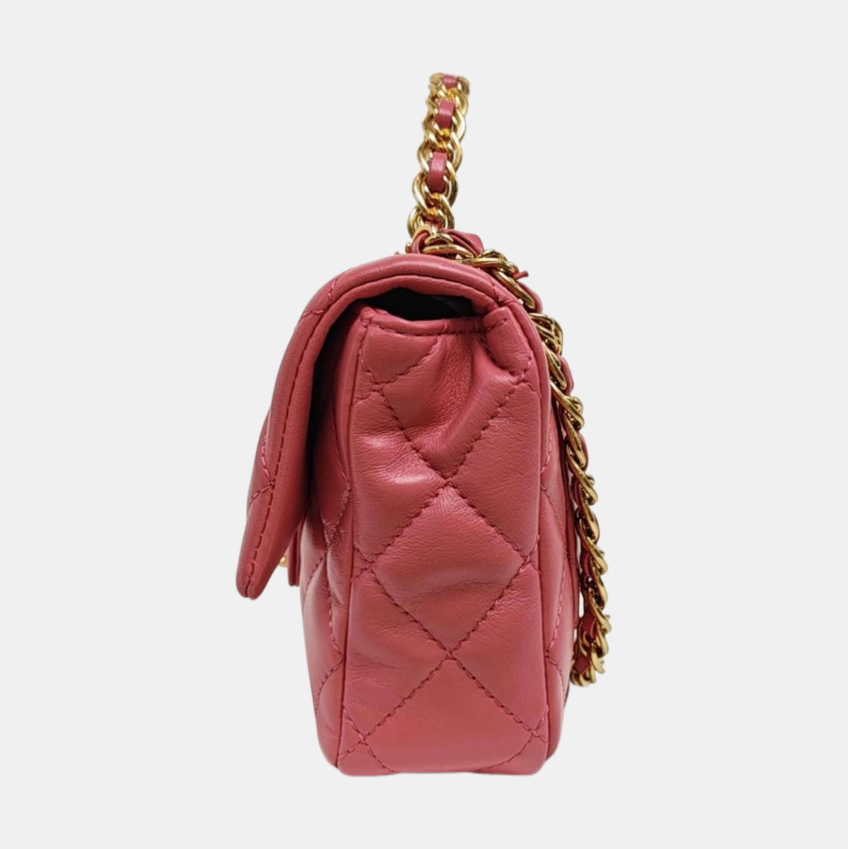 CLASSIC FLAP Small Quilted Lambskin Pink