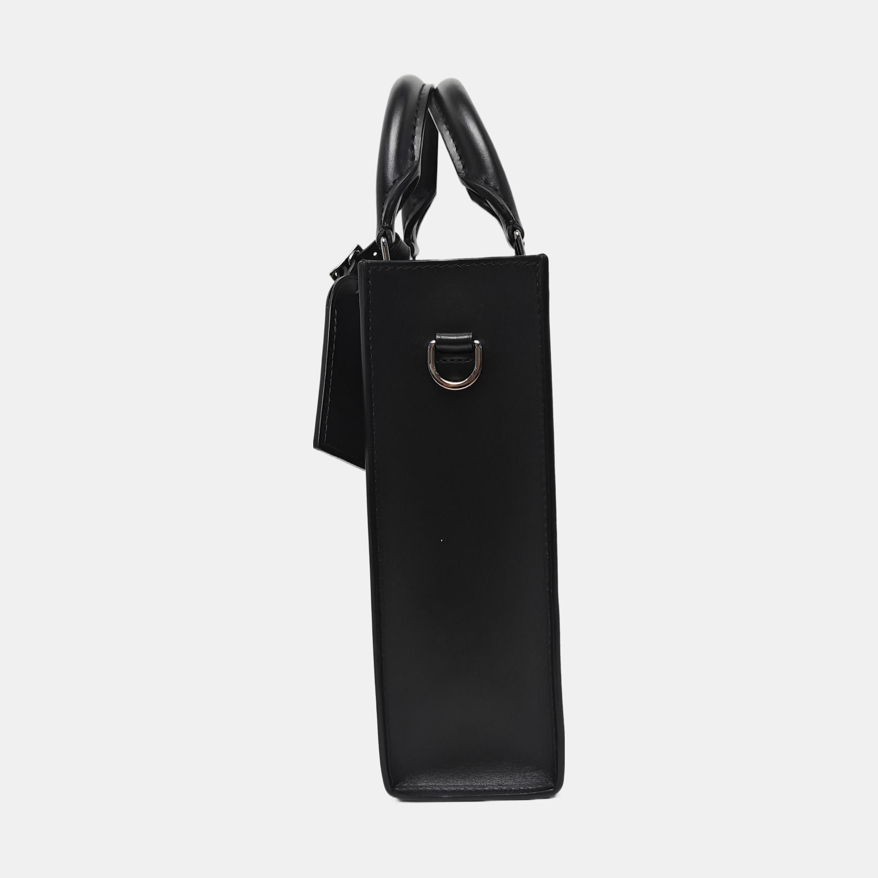 SAC PLAT Monogram Coated Canvas Black