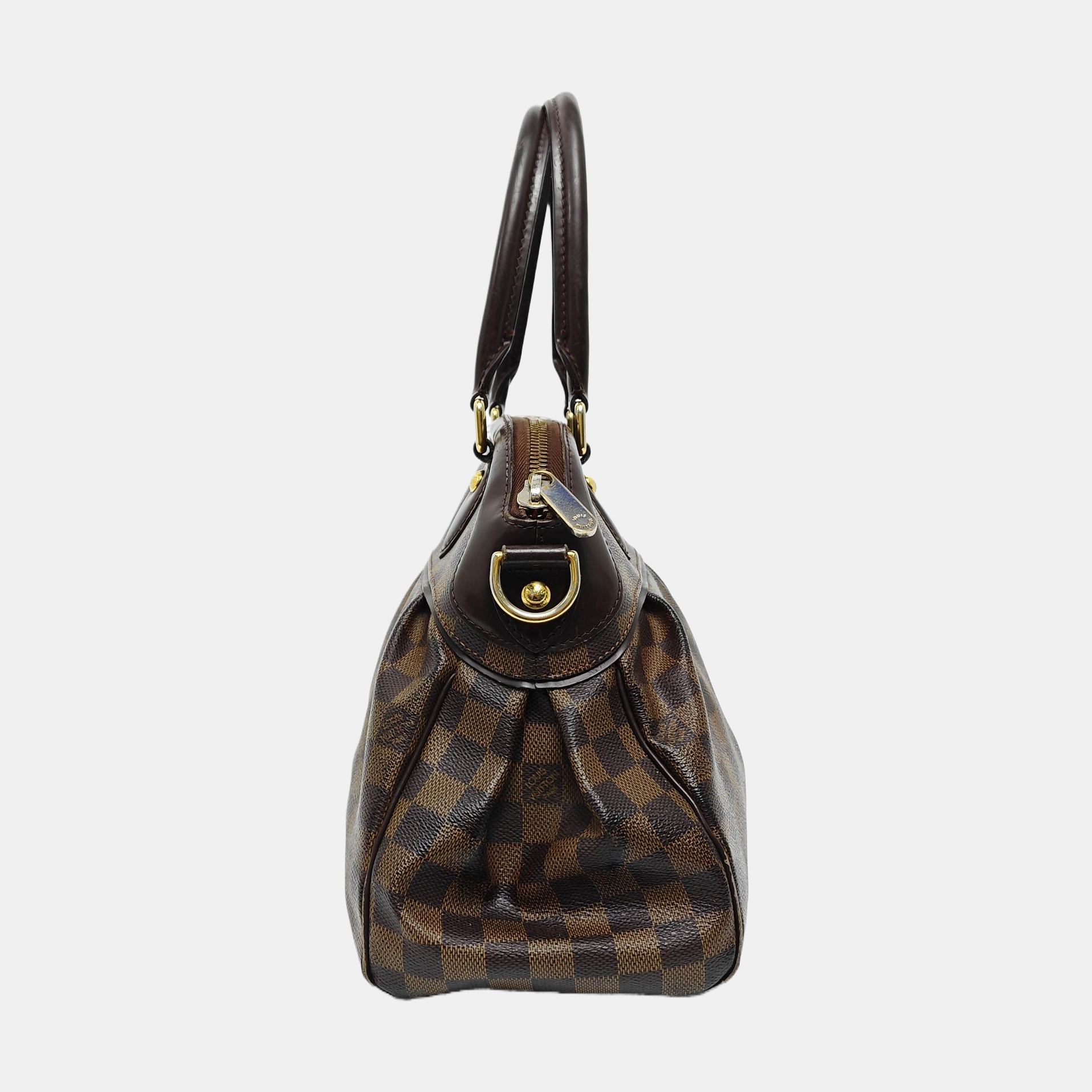 TREVI PM Damier Ebene Coated Canvas Brown