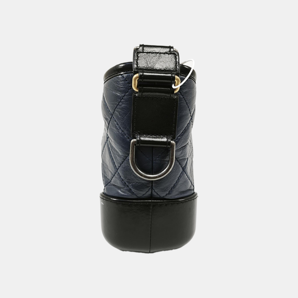 GABRIELLE Small Quilted Calfskin Blue