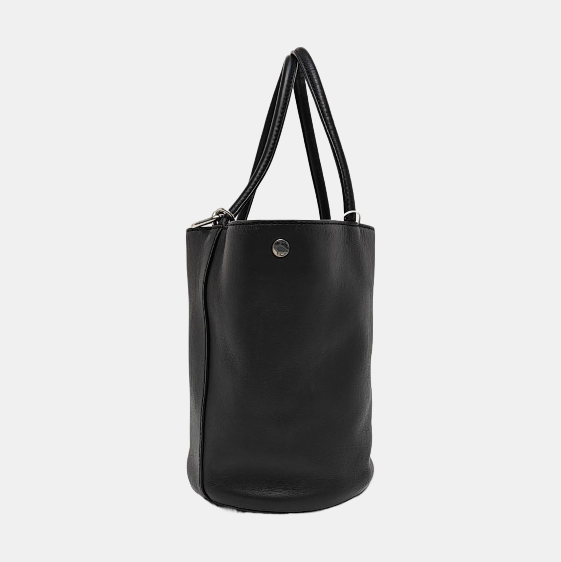 Leather Tote Bag Black