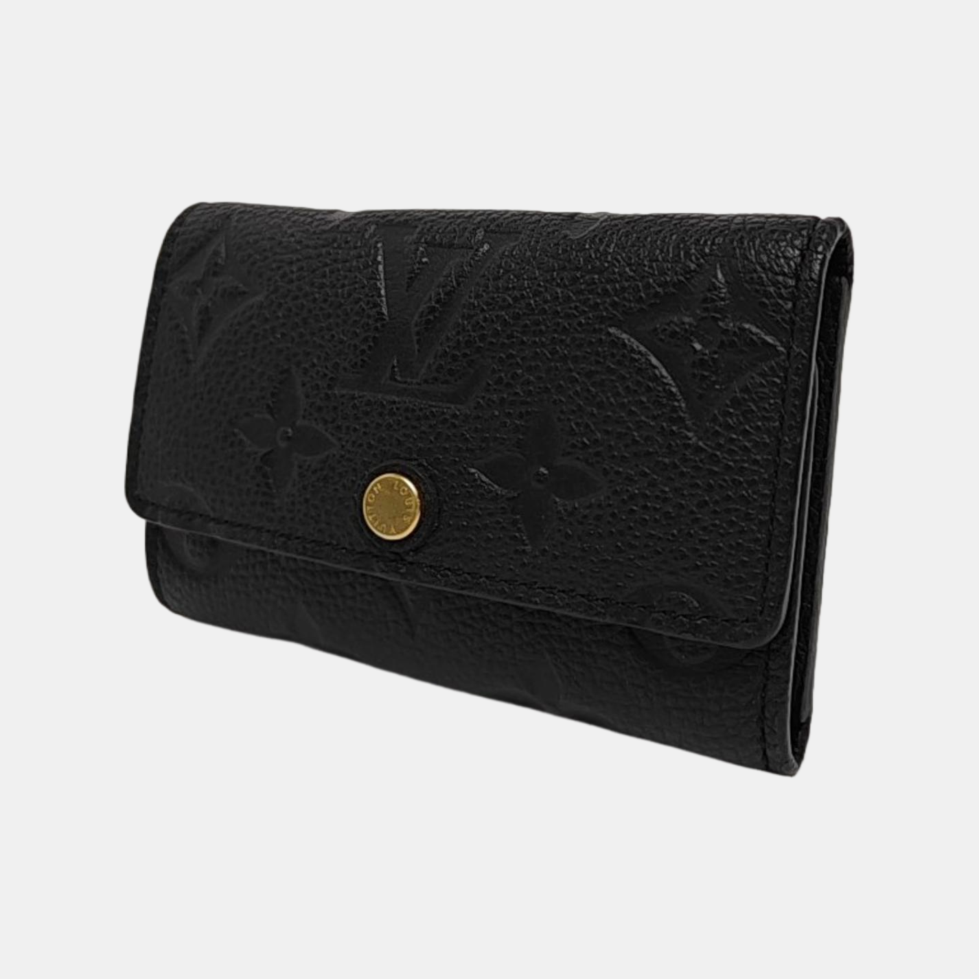 Monogram Calfskin Wallet Black