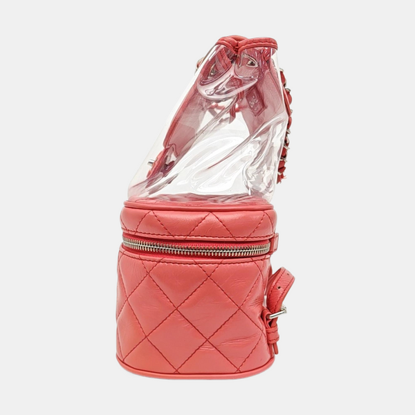 AQUARIUM Quilted Calfskin Red