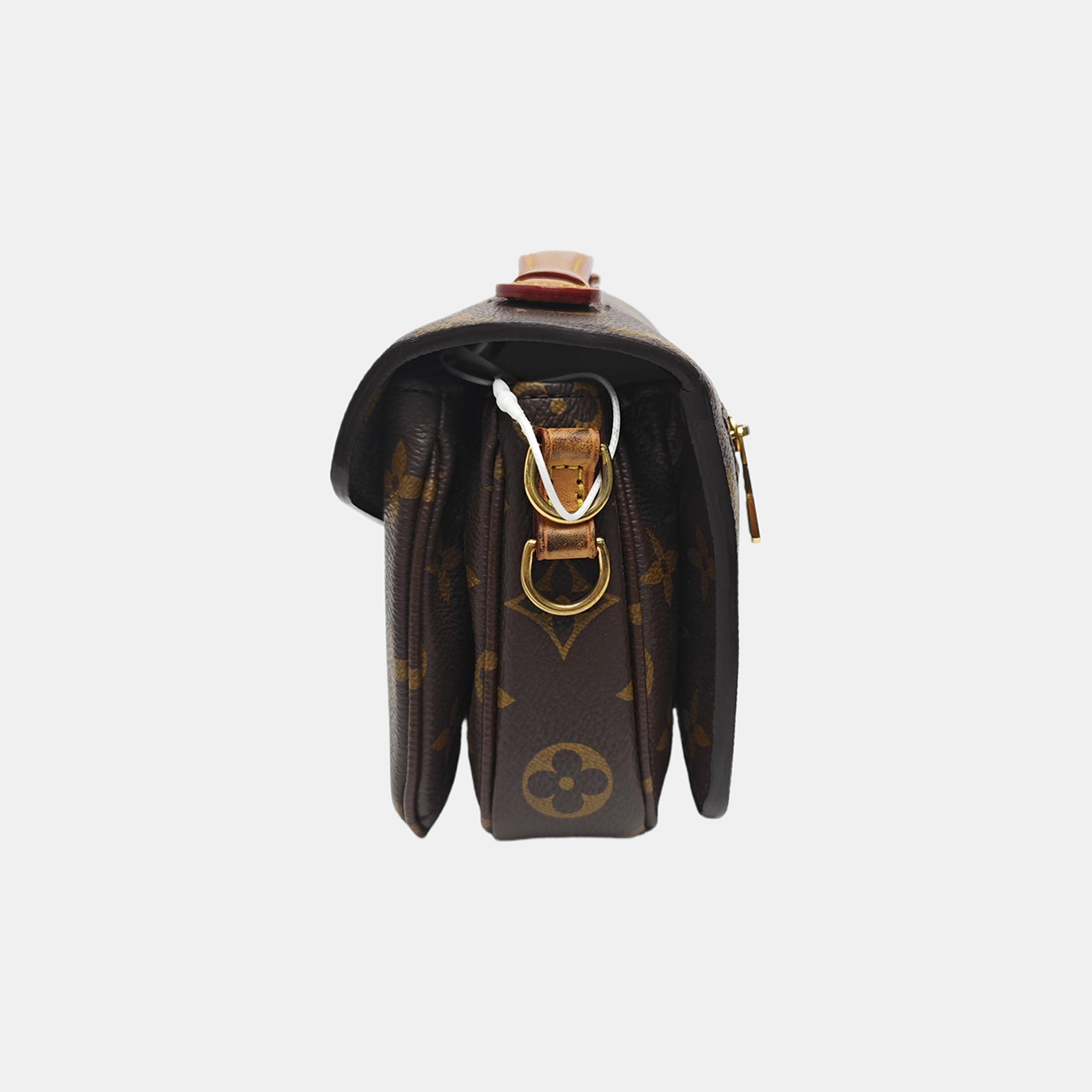 MÉTIS EAST WEST Monogram Coated Canvas Brown