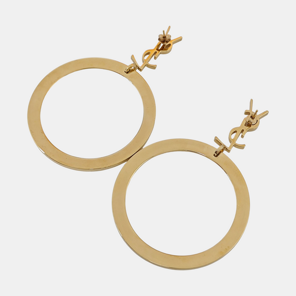 Metal Gold Stud Earrings