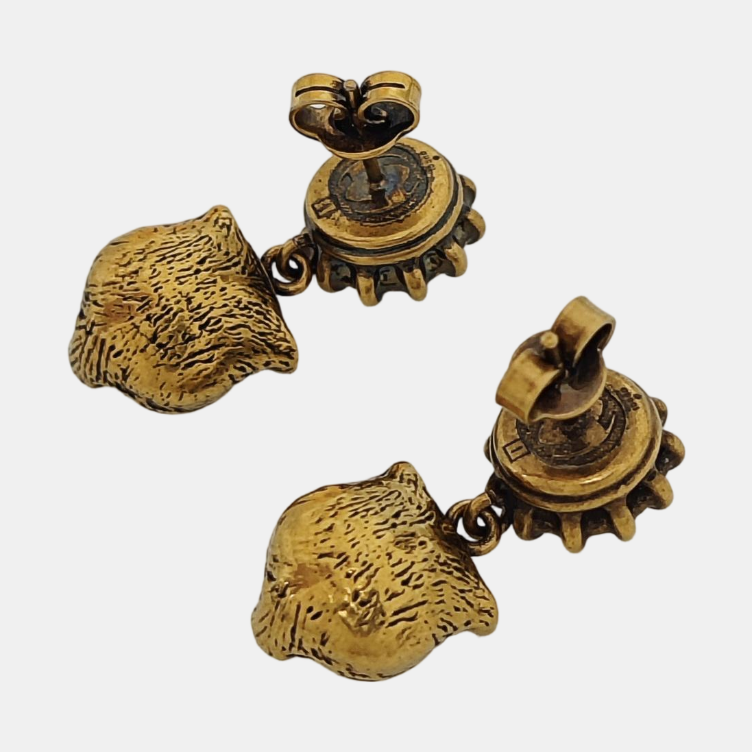 Metal Gold Stud Earrings