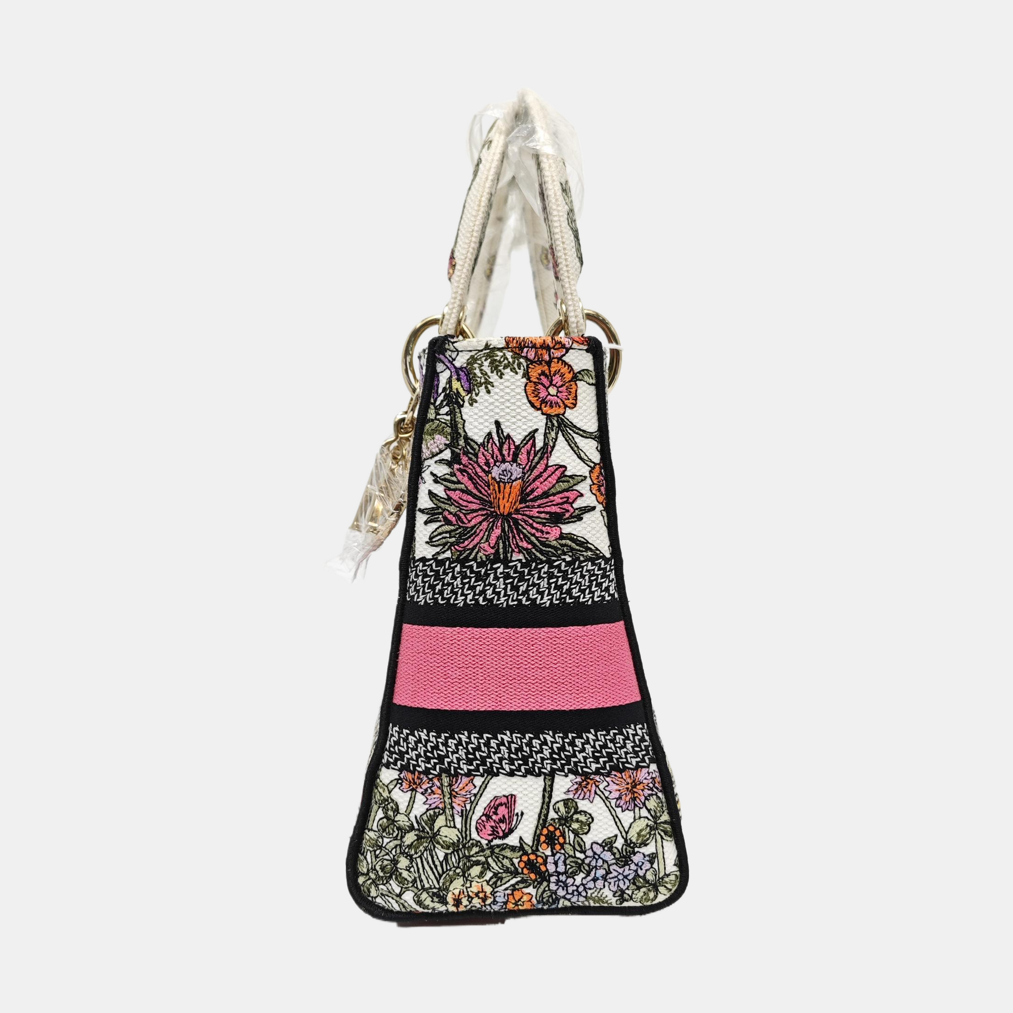 Lady D-Lite Medium Canvas Multicolor