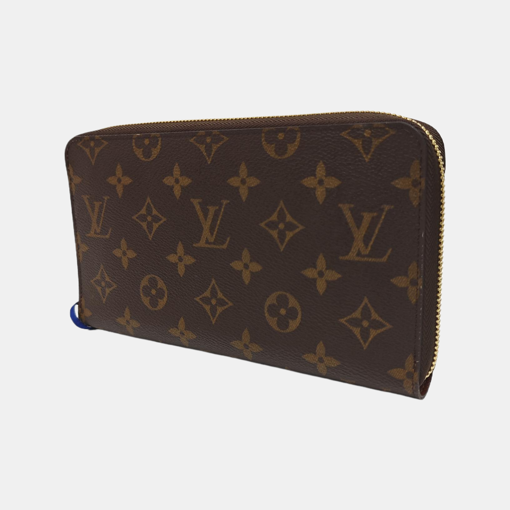 ZIPPY Monogram Coated Canvas Brown Wallet