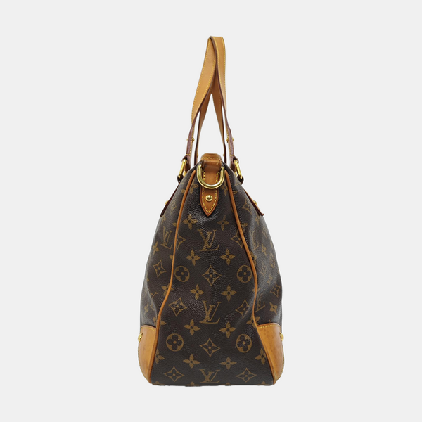 ESTRELA GM Monogram Coated Canvas Brown