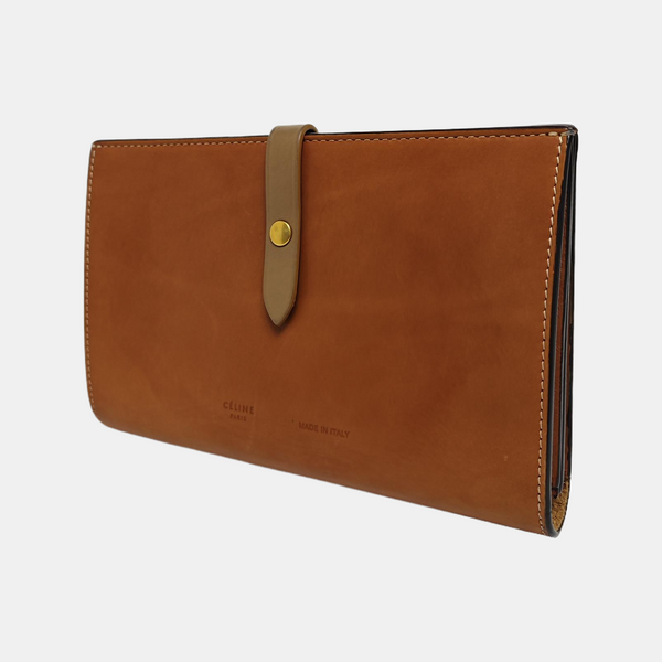 STRAP Large Calfskin Brown Wallet