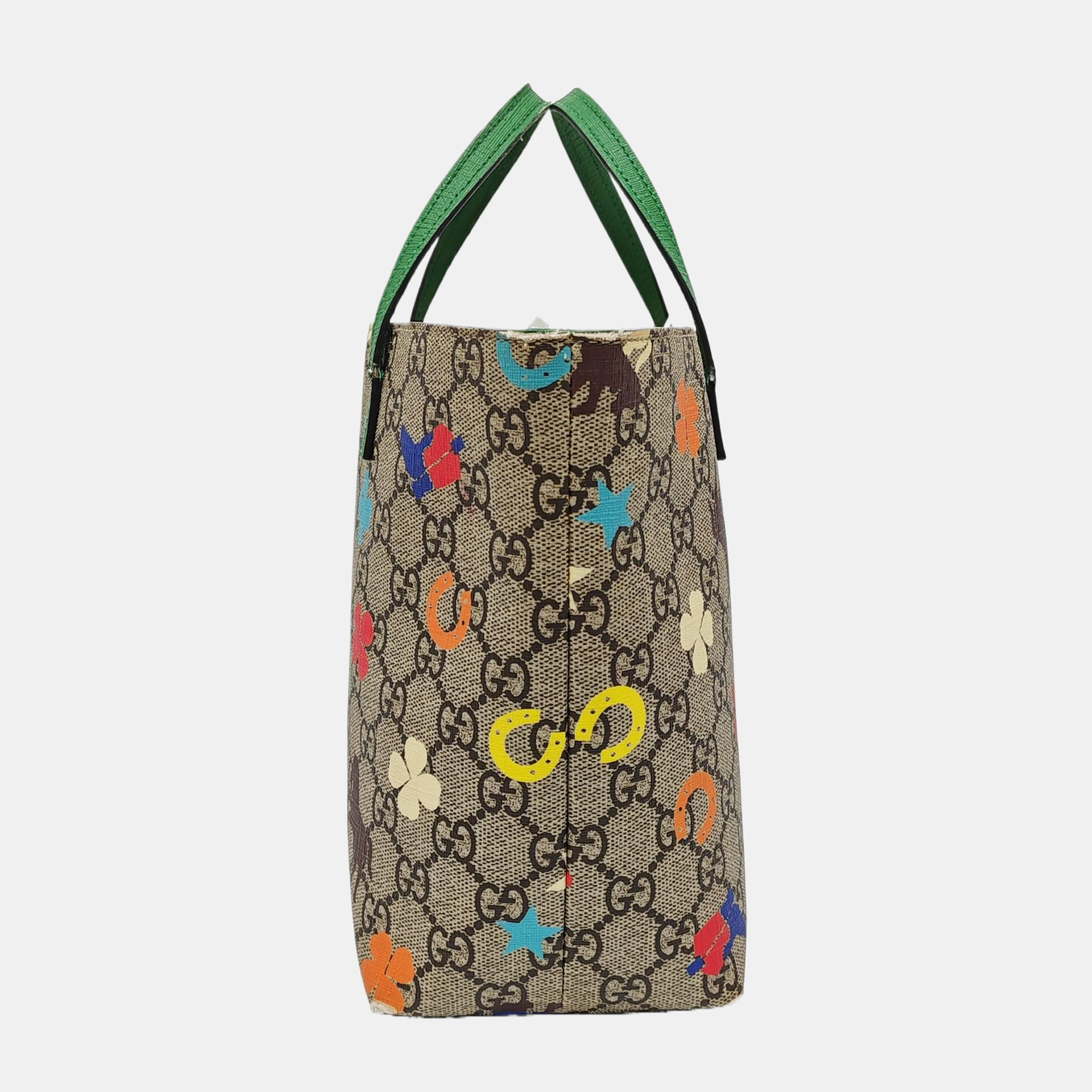 GG Imprime Coated Canvas Beige
