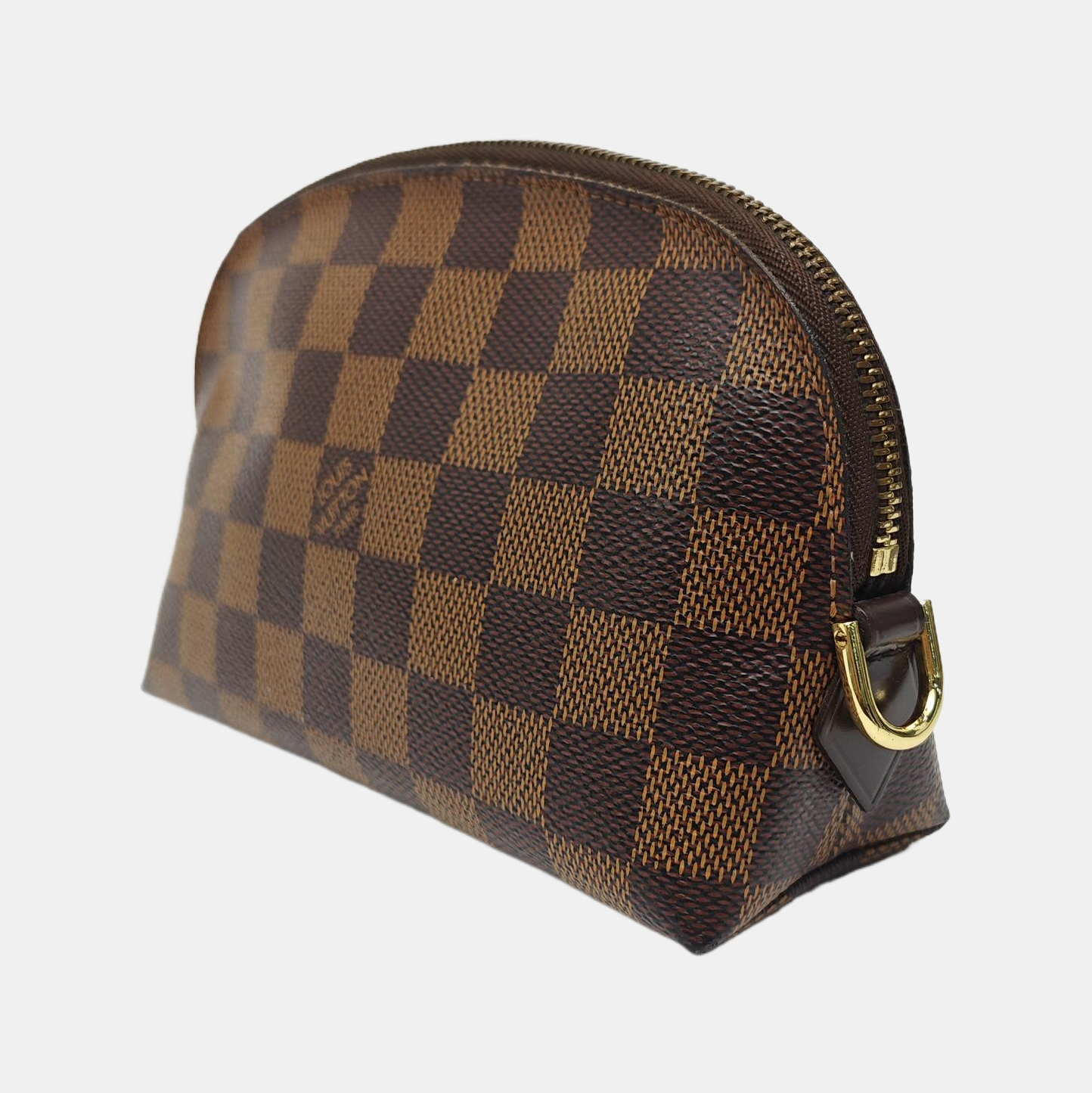 COSMETIC PM Damier Ebene Coated Canvas Brown