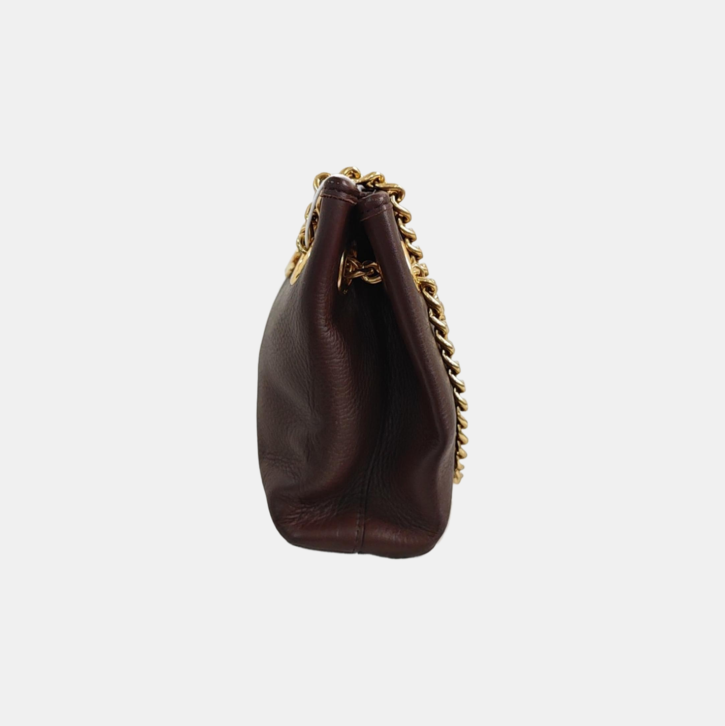 Calfskin Shoulder Bag Brown