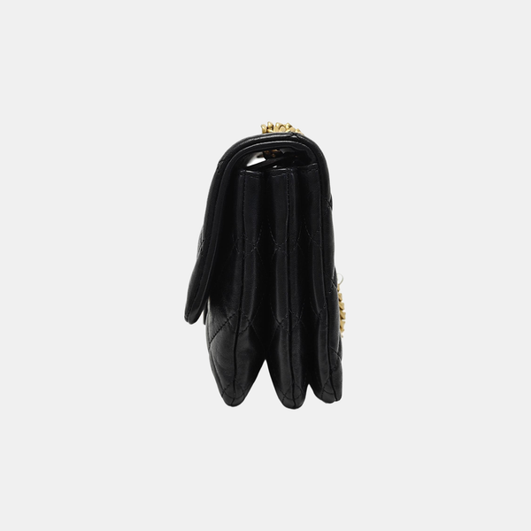 CLASSIC FLAP Small Quilted Lambskin Black