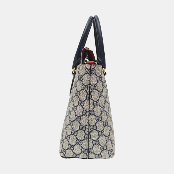GG Blooms Monogram Coated Canvas Beige
