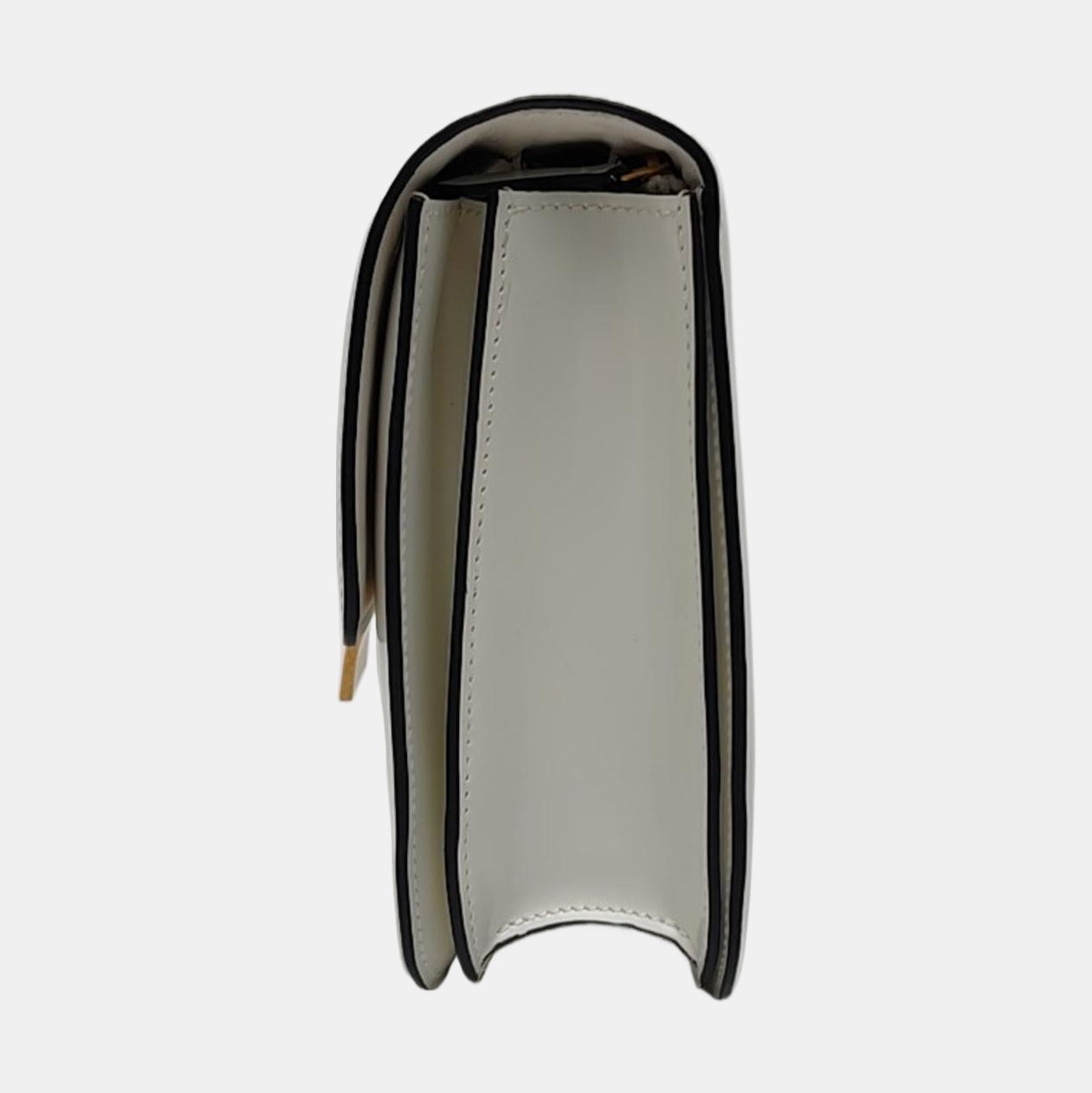 Authenticated pre-owned  CLASSIC BOX Medium Calfskin White - Shoulder Bag at Looply