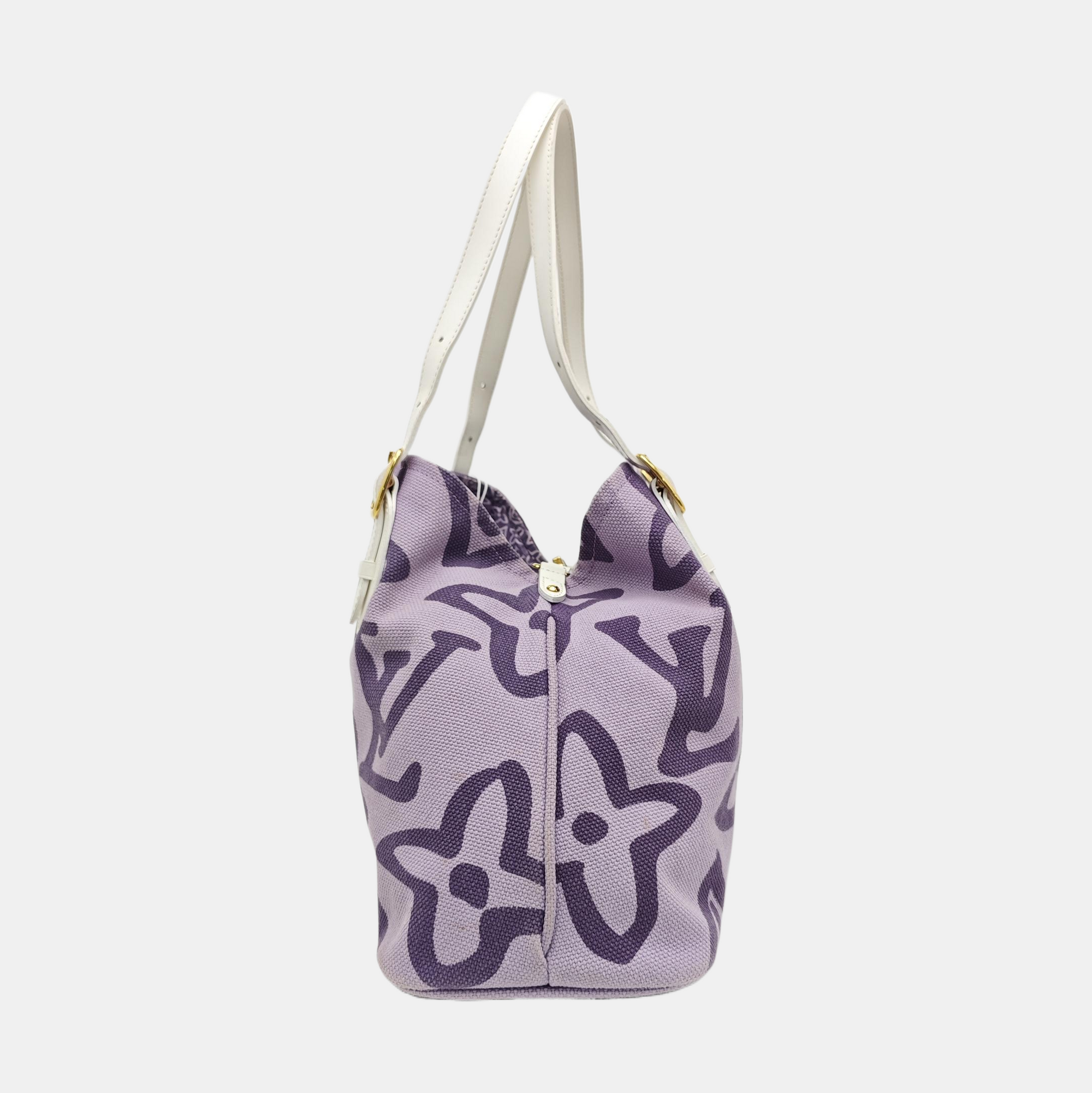 TAHITIENNE CABAS MM Monogram Canvas Purple