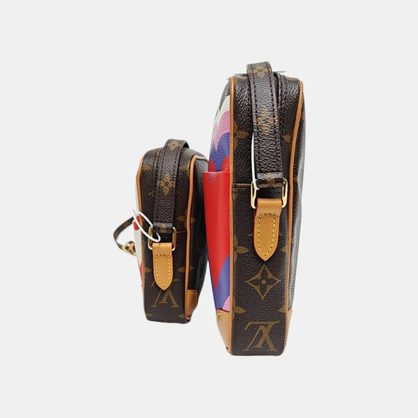 PANAME SET Monogram Coated Canvas Brown