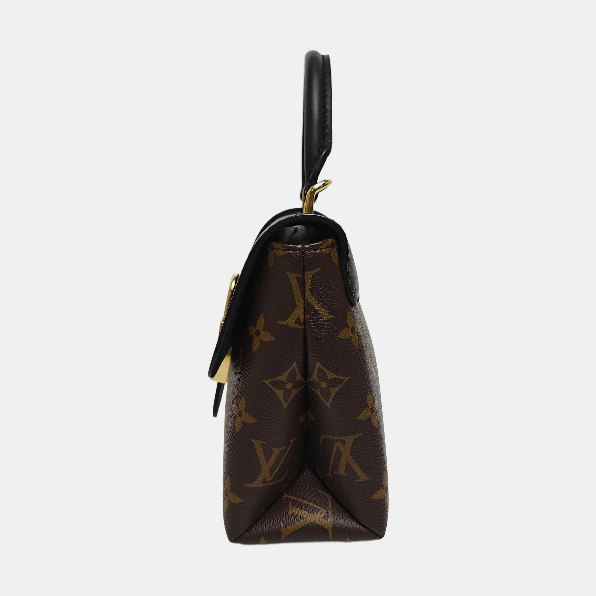 LOCKY BB Monogram Coated Canvas Brown