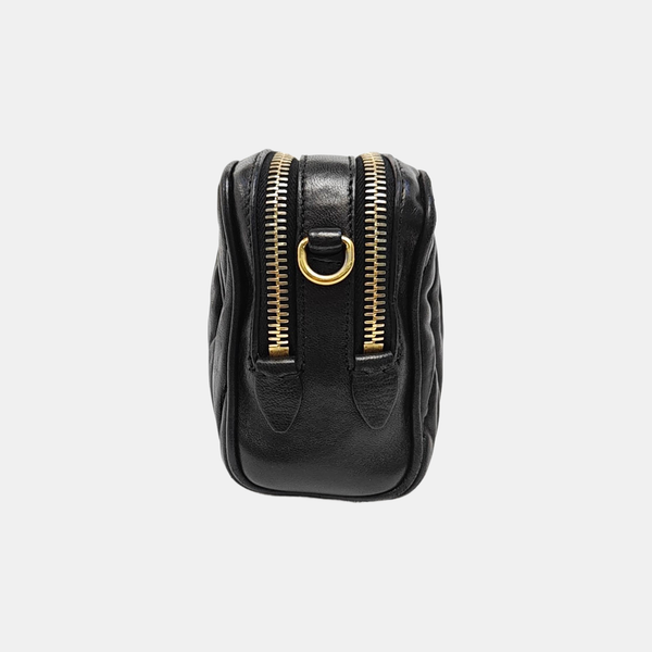 Matelassé Quilted Lambskin Black