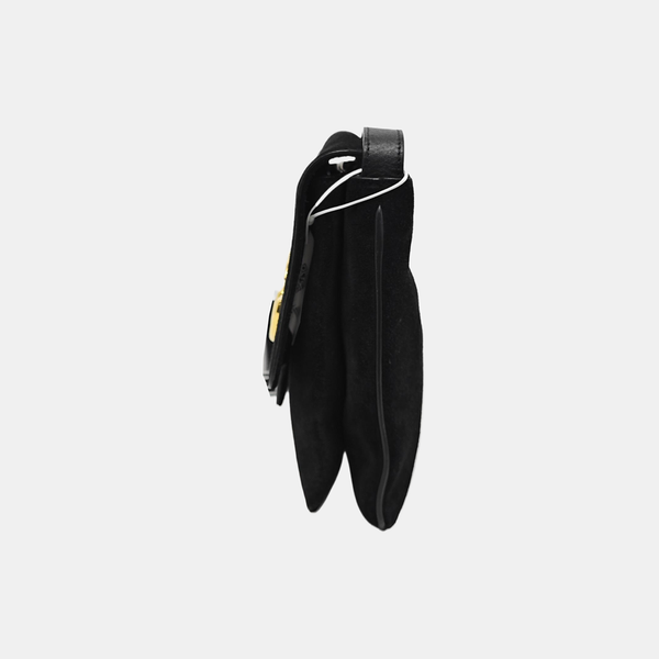 Arli Medium Suede Black