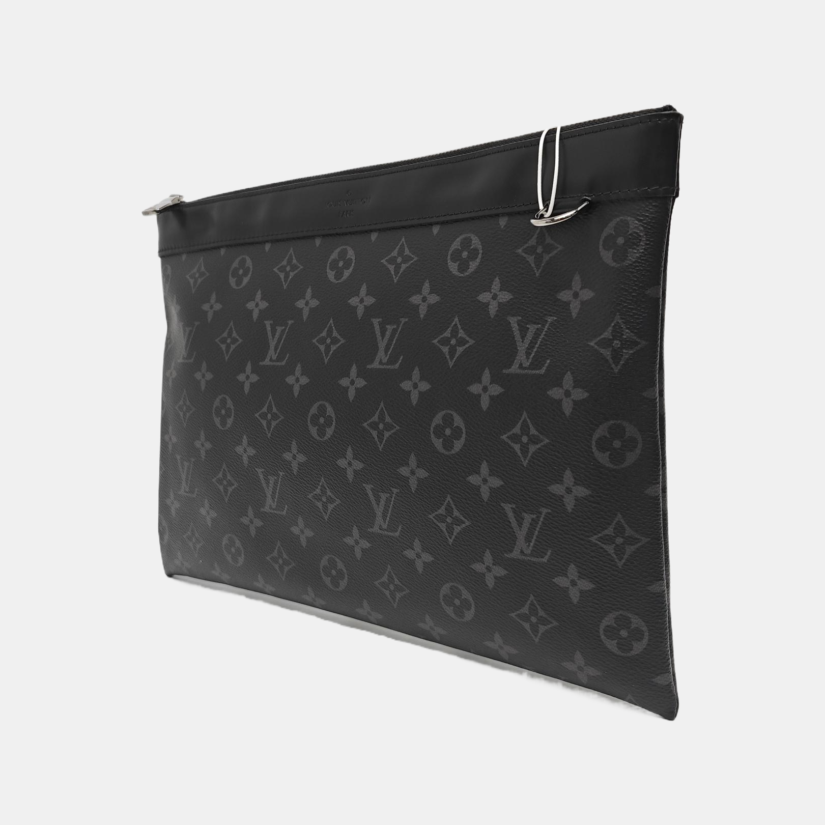 DISCOVERY Monogram Coated Canvas Black