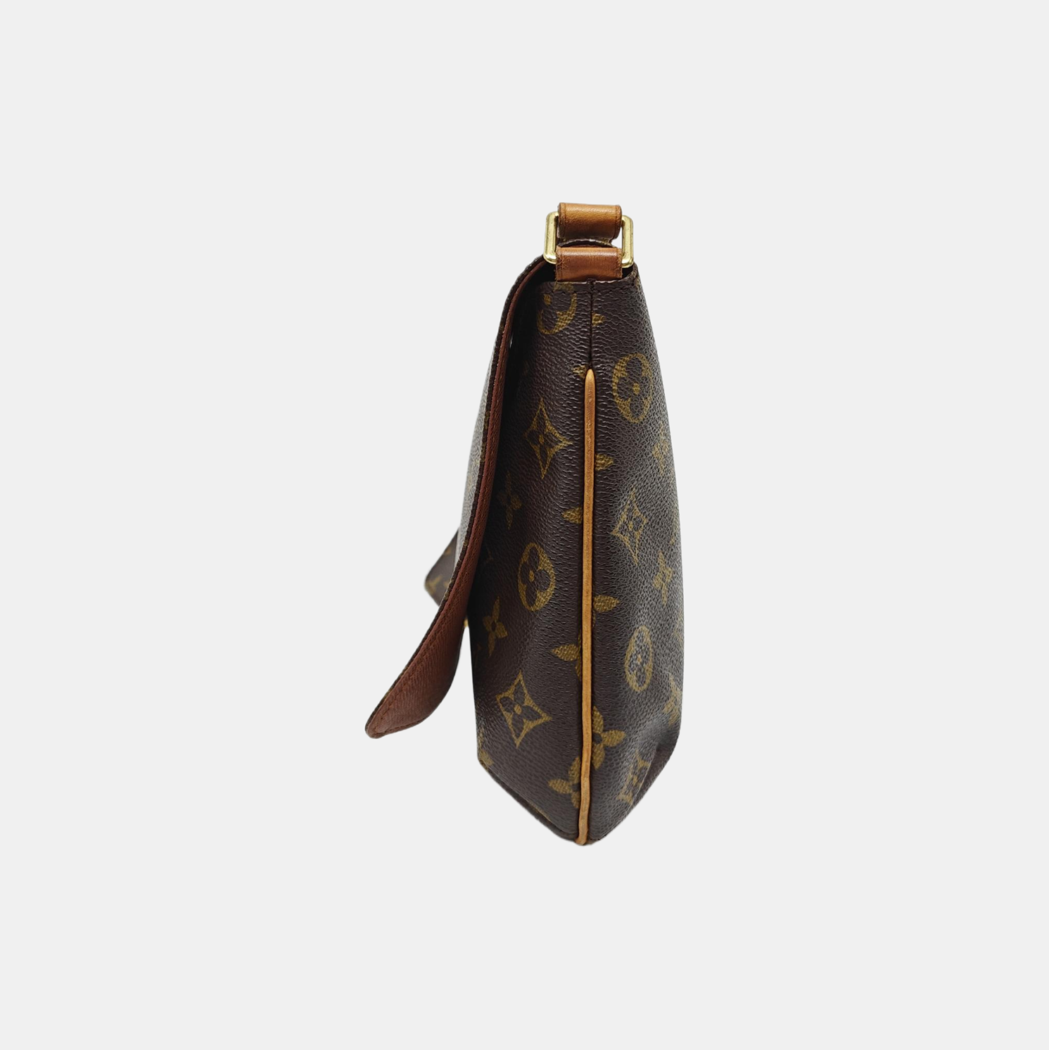 MUSETTE TANGO Monogram Coated Canvas Brown