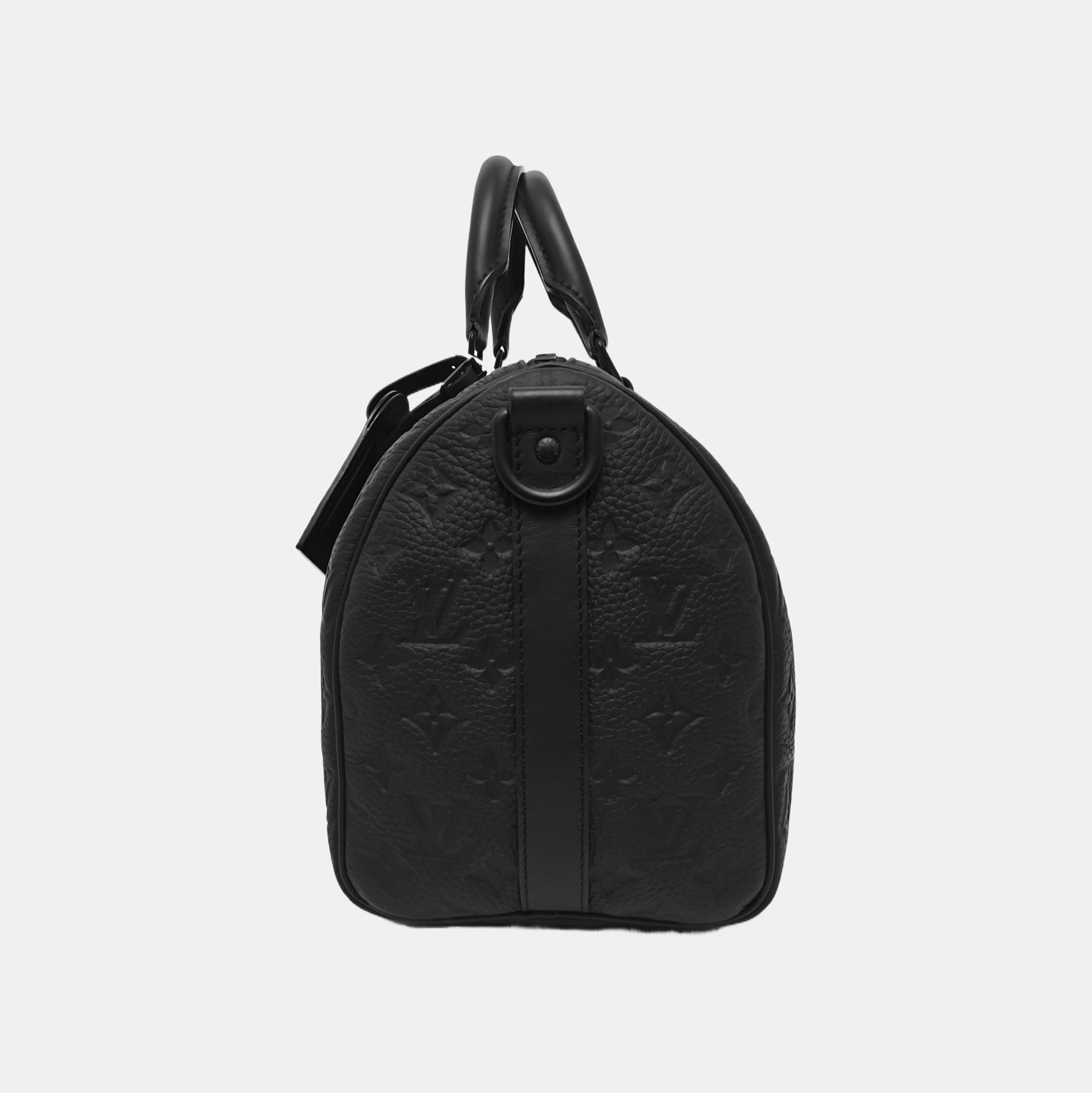 KEEPALL 35 Monogram Calfskin Black