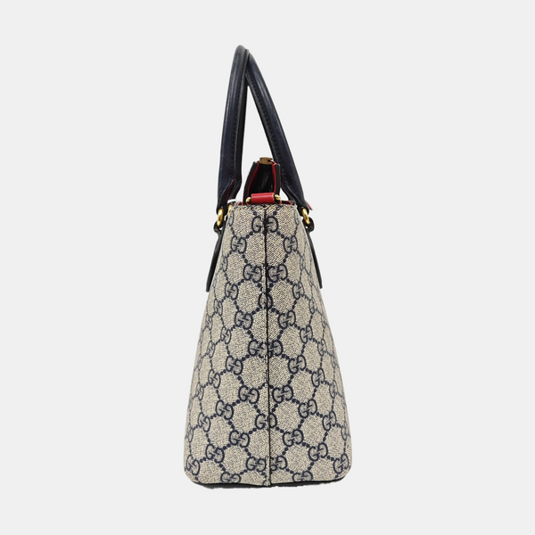GG Blooms Monogram Coated Canvas Beige
