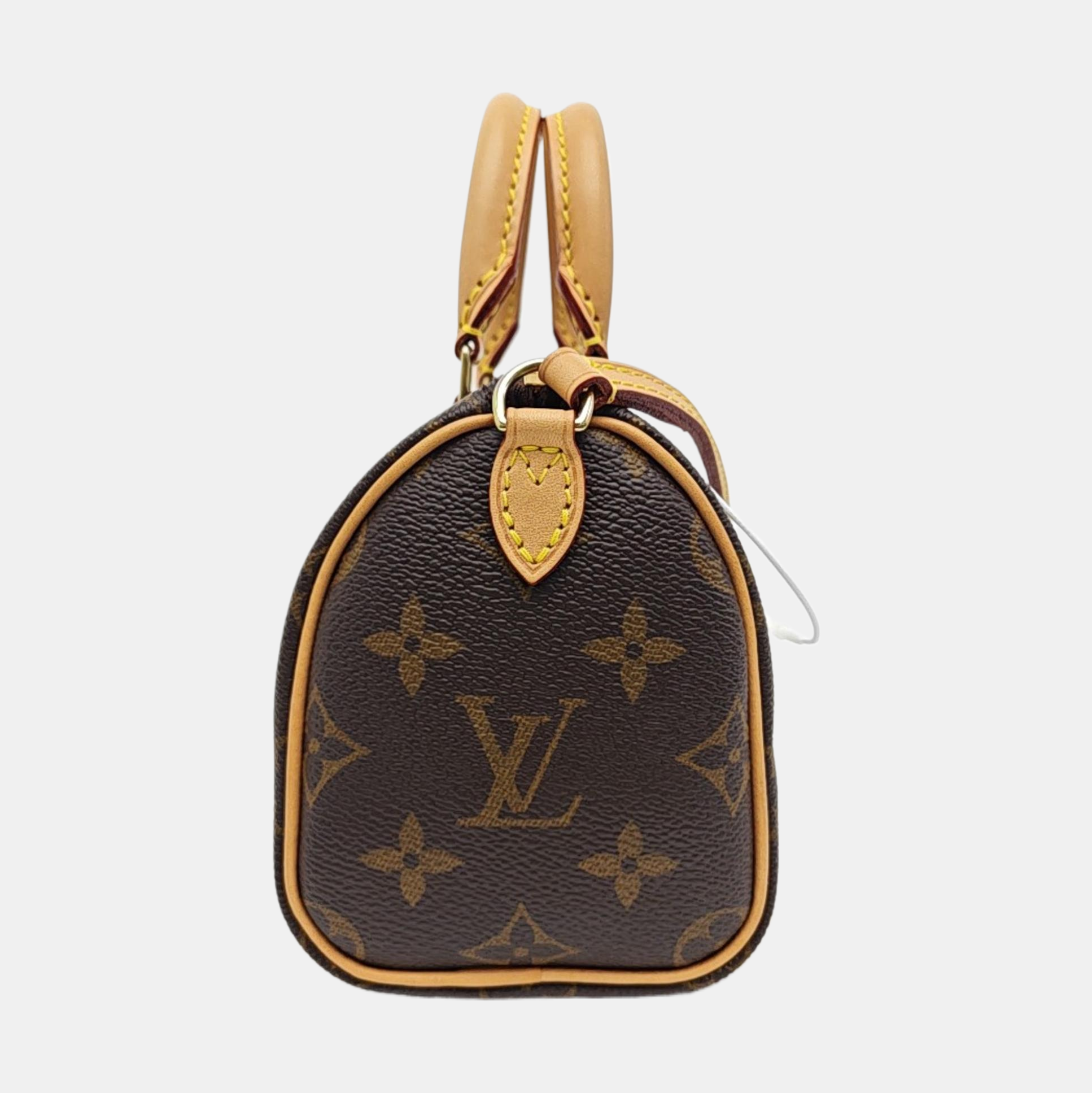 SPEEDY Nano Monogram Coated Canvas Brown