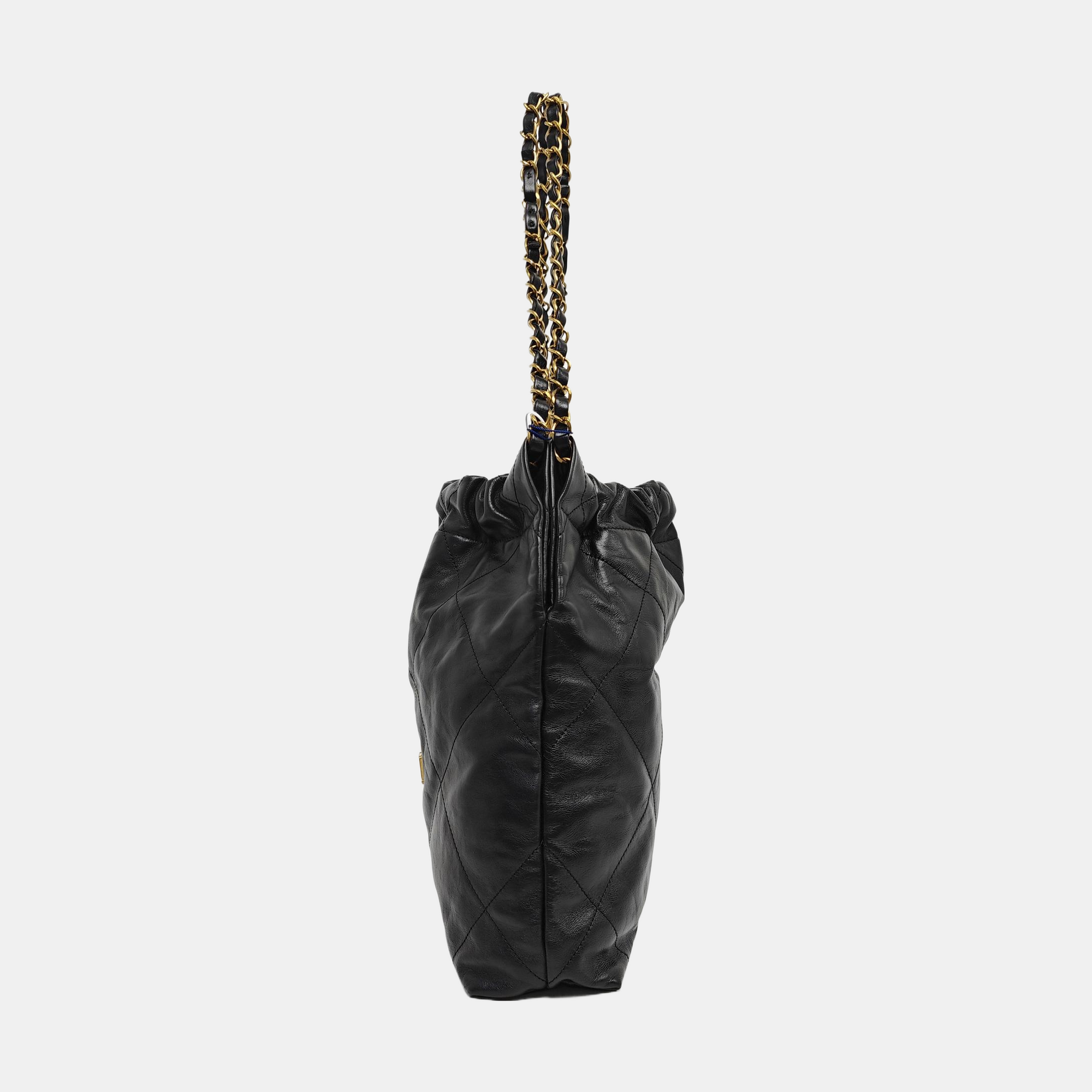 CHANEL 22 Small Quilted Calfskin Black