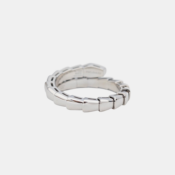 SERPENTI 18k White Gold Silver Ring EU 60