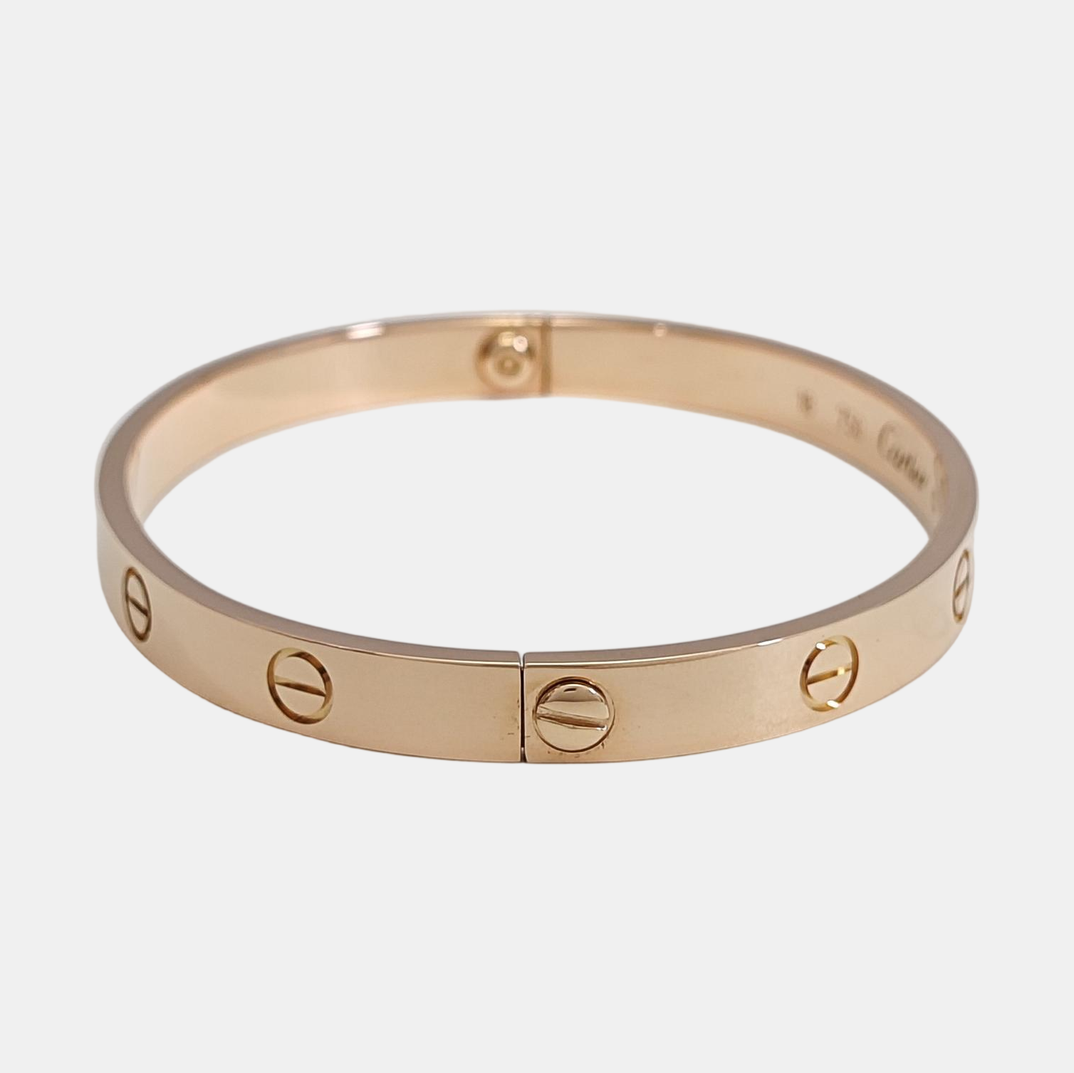 LOVE 18k Rose Gold Bangle