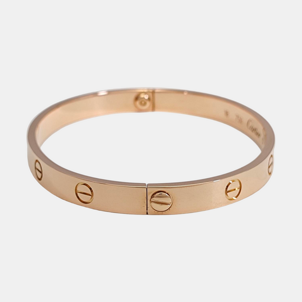 LOVE 18k Rose Gold Bangle