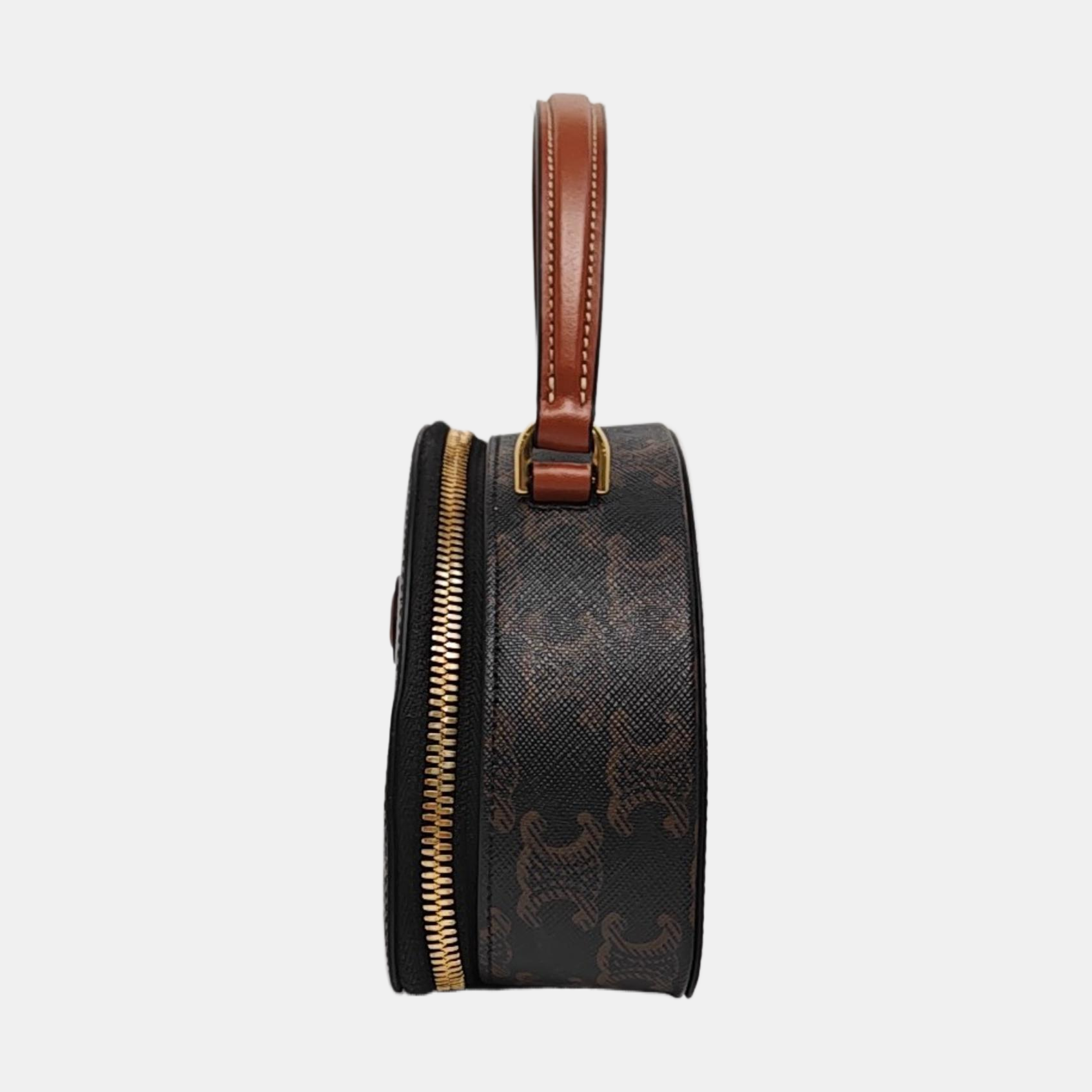 TRIOMPHE Mini Coated Canvas Brown