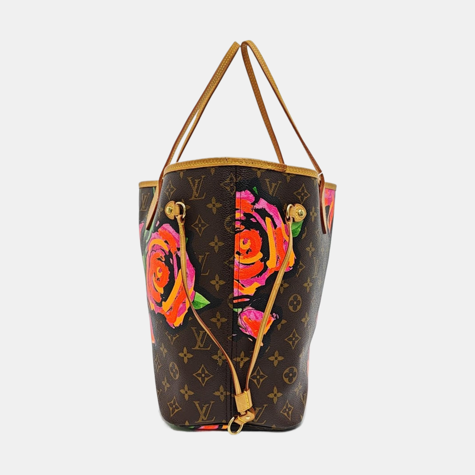 NEVERFULL MM Monogram Coated Canvas Brown
