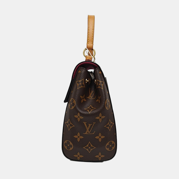 CLUNY PM Monogram Coated Canvas Brown