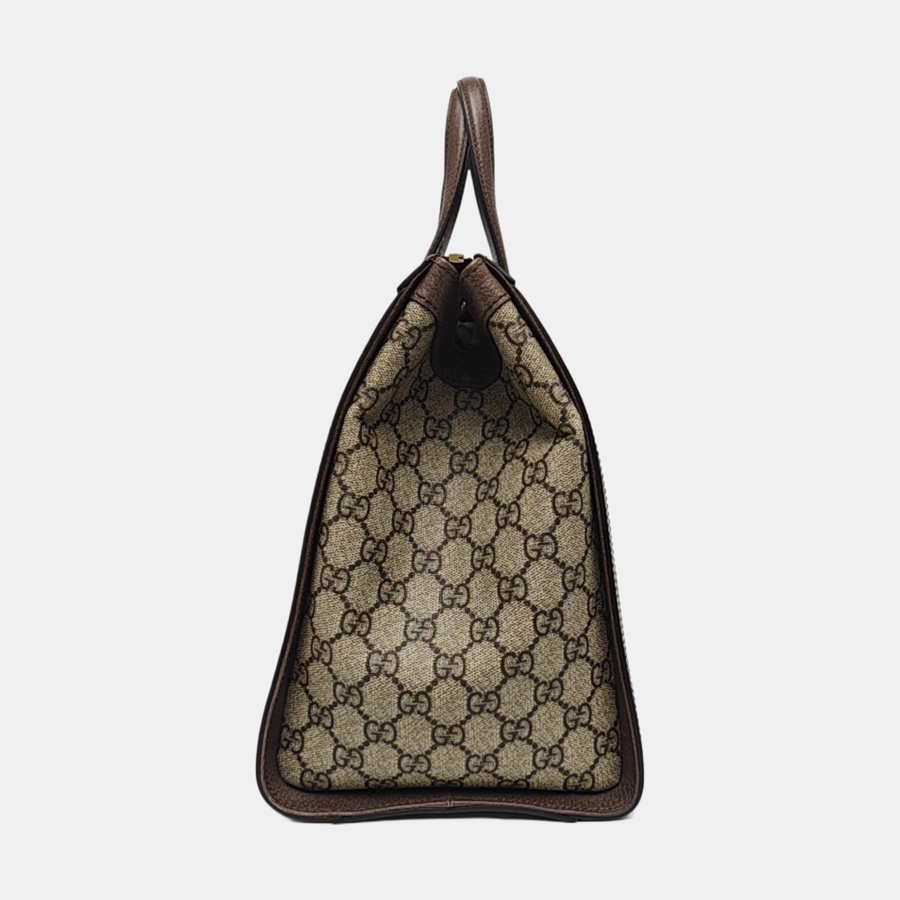Ophidia Medium Monogram Coated Canvas Beige