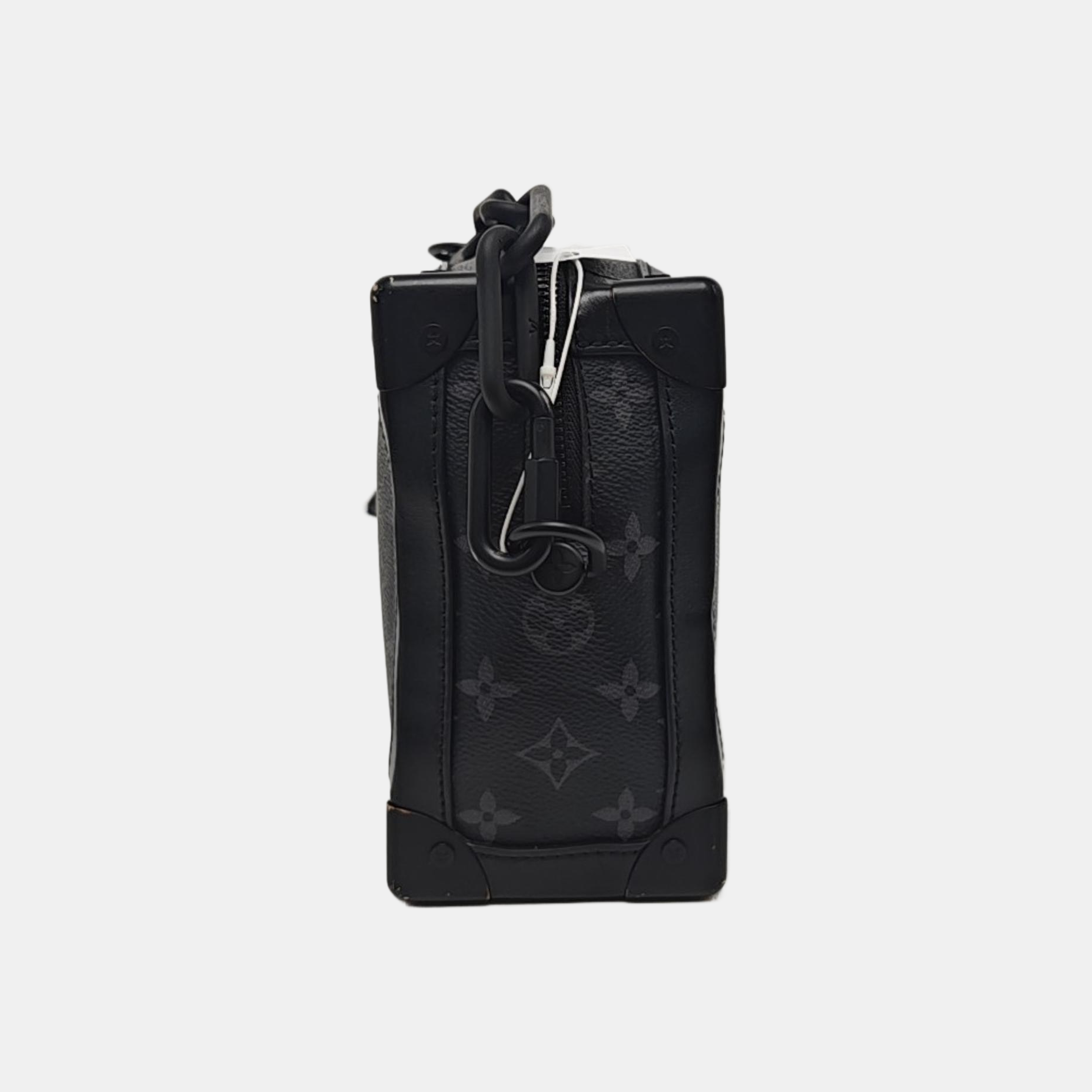 SOFT TRUNK Monogram Coated Canvas Black