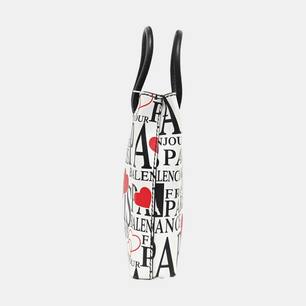 Shopping Bag Calfskin White