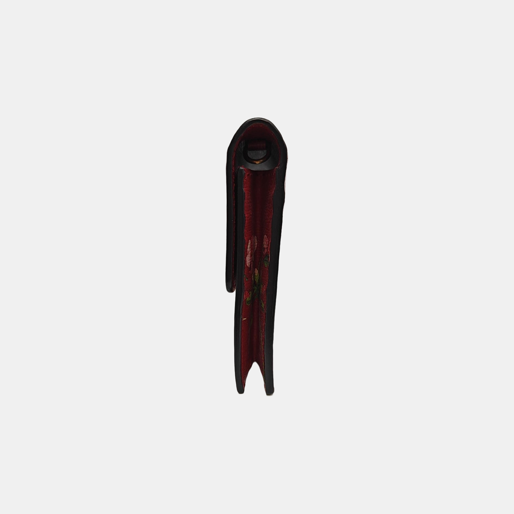 Interlocking G Small Calfskin Red
