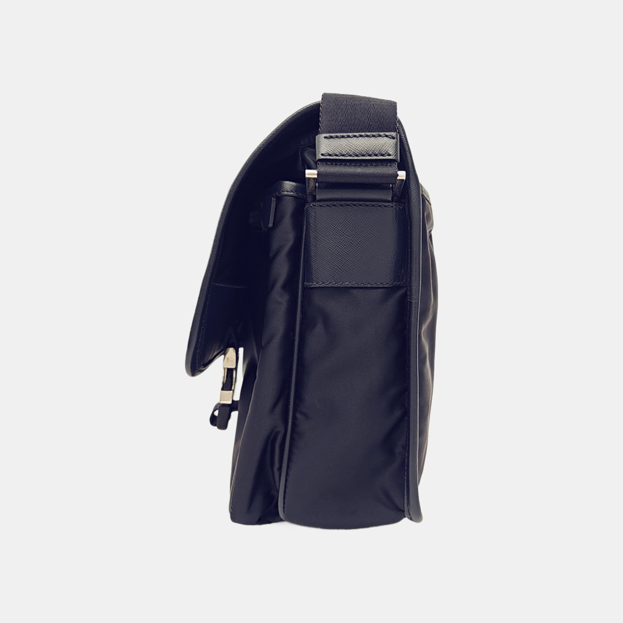 Nylon Shoulder Bag Blue